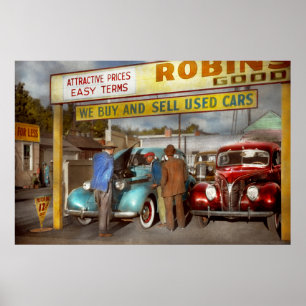 Poster Automóvel - Usado - O campo de vendas de 1939