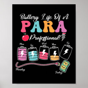 Poster Autonomia Da Bateria De Um Paraprofissional De Vol