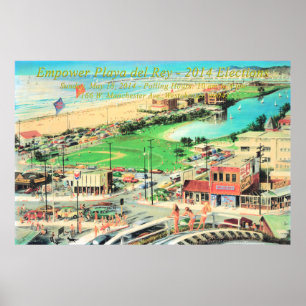 Poster Autorize Playa del Rey - 2014 nenhuma beira
