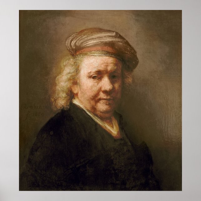 Póster autorretrato, 1669 (Frente)
