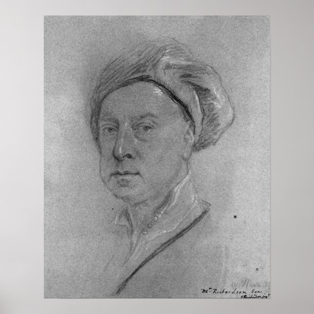 Poster Autorretrato, 1734-35 (Frente)