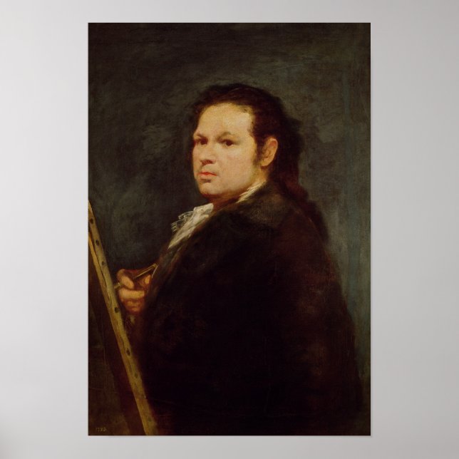 Poster autorretrato, 1783 (Frente)