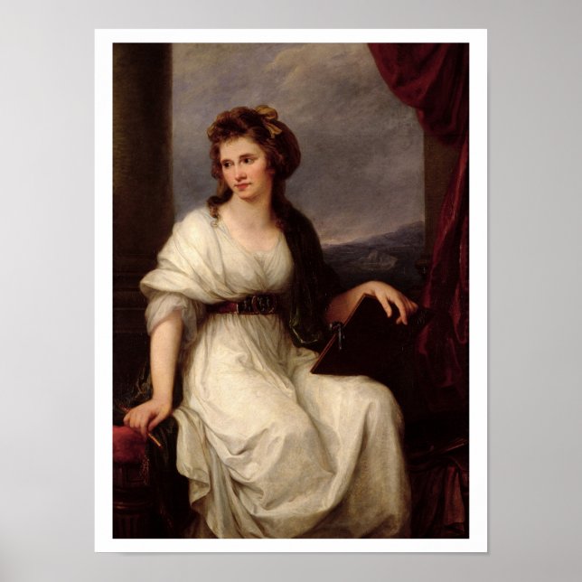 Póster Autorretrato, 1787 (óleo na canvas) (Frente)