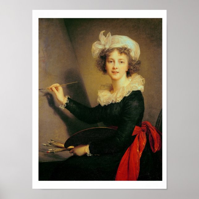 Poster Autorretrato, 1790 (óleo na canvas) (Frente)