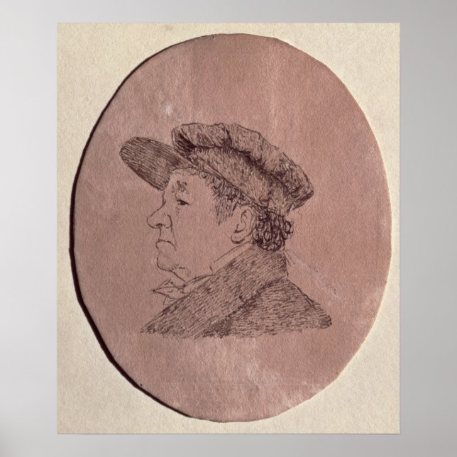 Poster Autorretrato, 1824 (Frente)