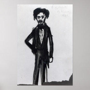 Poster Autorretrato, 1849