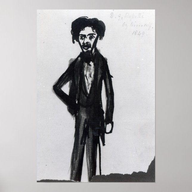 Poster Autorretrato, 1849 (Frente)