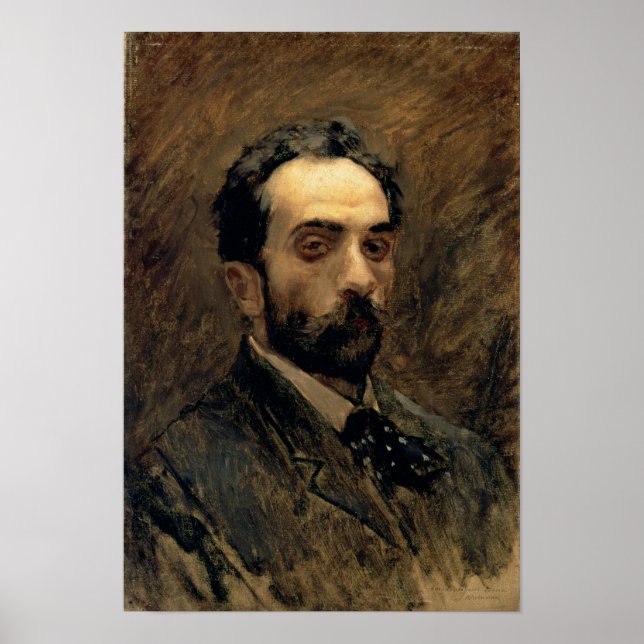 Póster Autorretrato, 1890 (Frente)