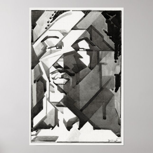 Poster Autorretrato (1920) (Frente)