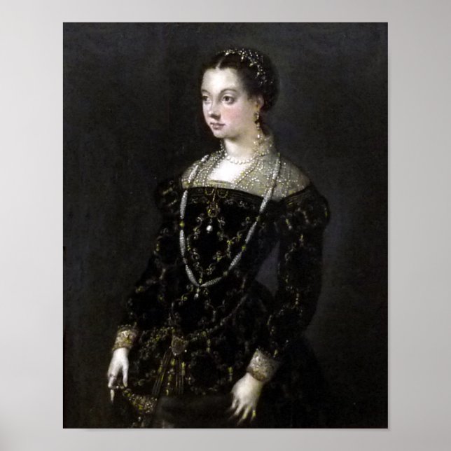 Poster Autorretrato - Anguissol Sofonisba - Circa 1559 (Frente)