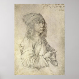 Poster Autorretrato aos 13 anos por Albrecht Durer