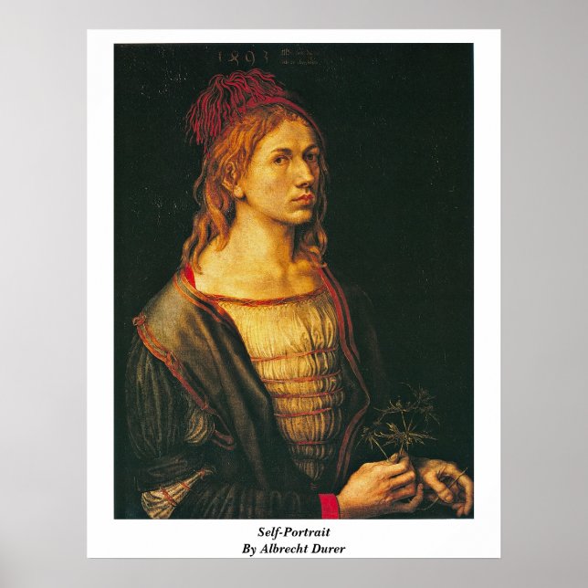 Póster Autorretrato De Albrecht Durer (Frente)