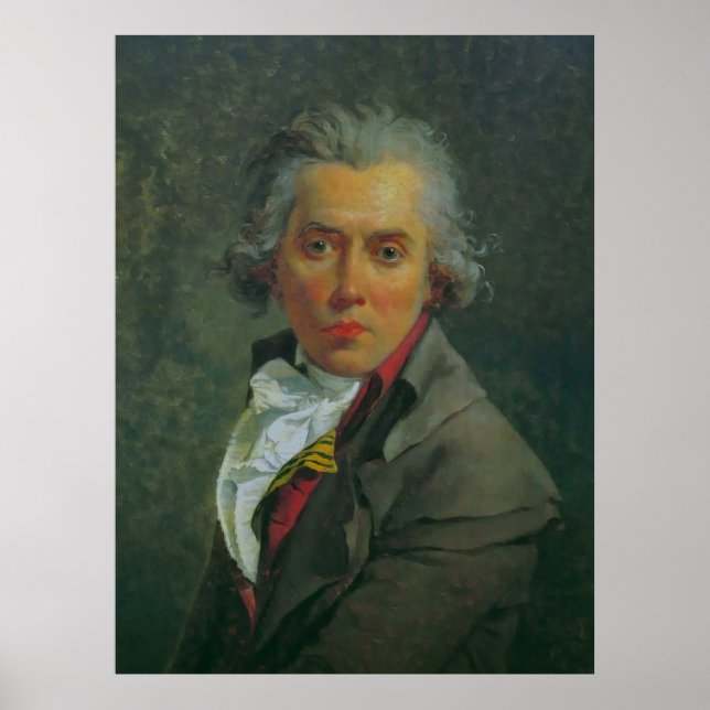 Poster Autorretrato de Jacques-Louis David (Frente)