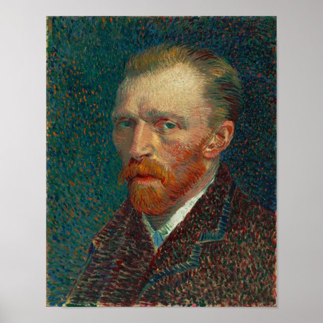 Póster autorretrato de Van Gogh (Frente)