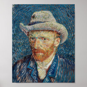 Poster Autorretrato de Van Gogh