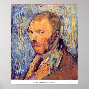 Poster Autorretrato de Vincent van Gogh