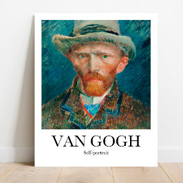 Poster Autorretrato de Vincent Van Gogh