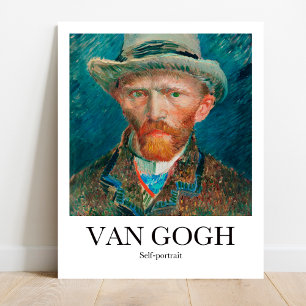 Poster Autorretrato de Vincent Van Gogh