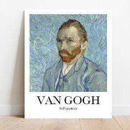 Poster Autorretrato de Vincent van Gogh