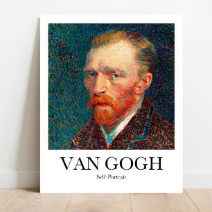 Poster Autorretrato de Vincent van Gogh