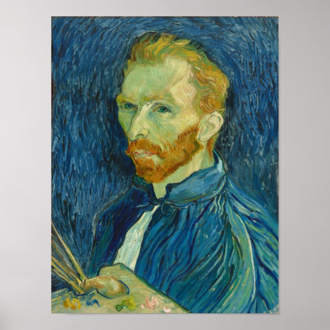 Poster Autorretrato de Vincent van Gogh (Frente)