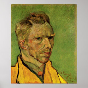 Póster Autorretrato de Vincent van Gogh, Arte Fino Antigo