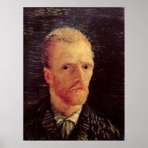 Póster Autorretrato de Vincent van Gogh, Arte Fino Antigo