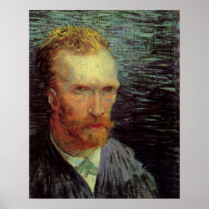 Póster Autorretrato de Vincent van Gogh, Arte Fino Antigo