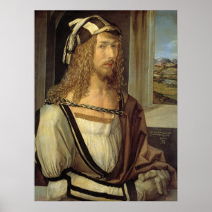 Poster Autorretrato (Durer 1498)