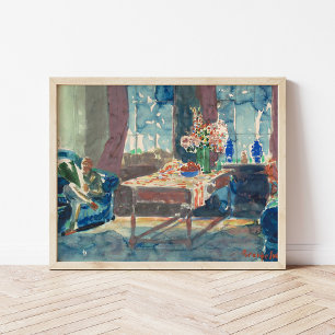 Poster Autorretrato George Luks