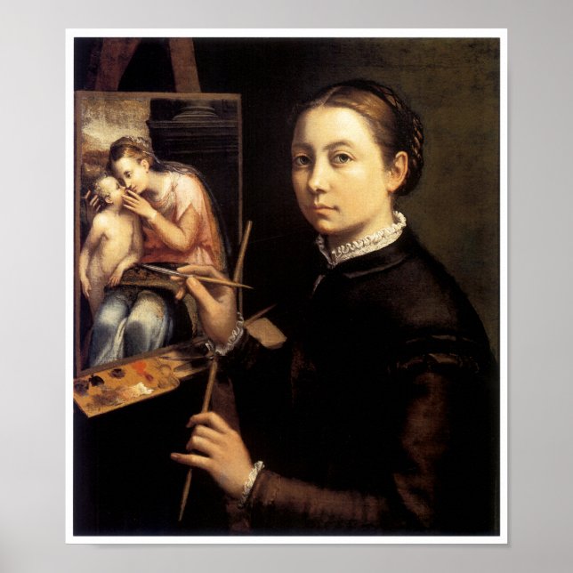 Poster Autorretrato no Easel (Frente)