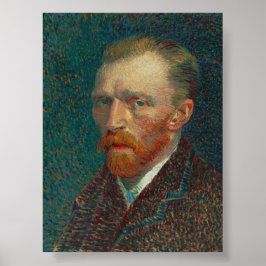 Poster autorretrato Van Gogh 1887