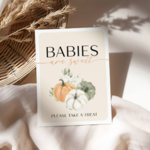 Poster Autumn Birthday Babies São Sinal Doces