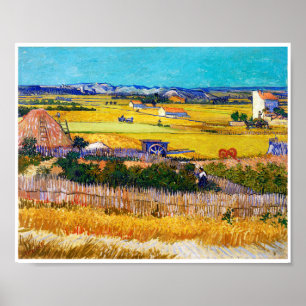 Poster Autumn Countryside, Van Gogh