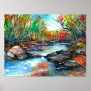 Poster Autumn Creek