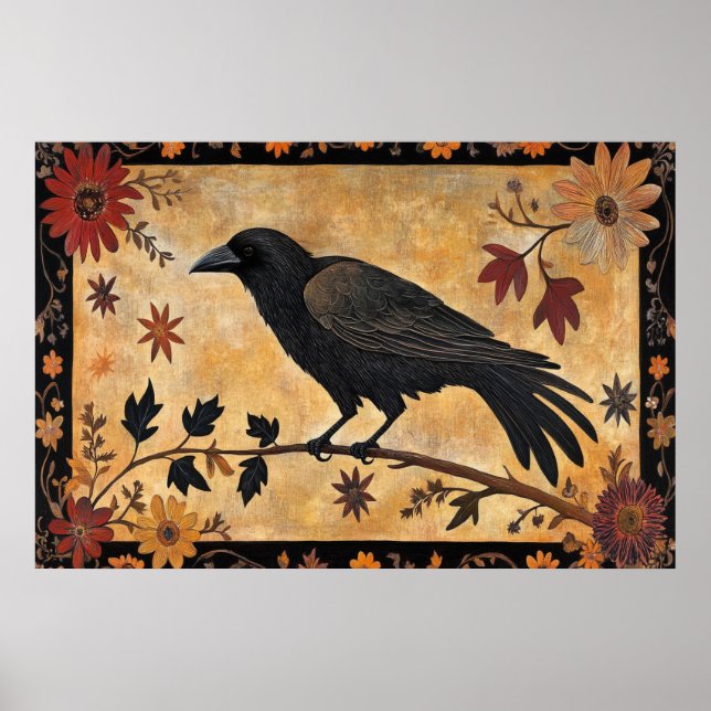 Poster Autumn Crow (Frente)