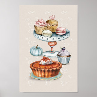 Poster Autumn Delights, Cozy Tea Time Parte 1