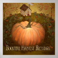 Autumn Fall Harvets Halloween Arte Popular Primiti