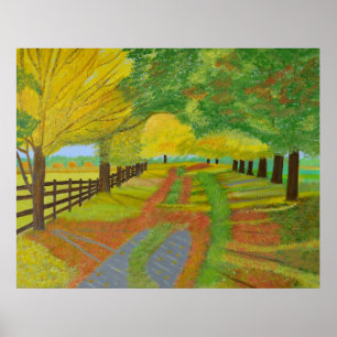 Poster Autumn Fallen Folaves