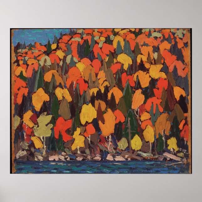 Poster Autumn Foliage - Tom Thomson (Frente)