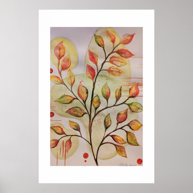 Poster Autumn leaves (Frente)