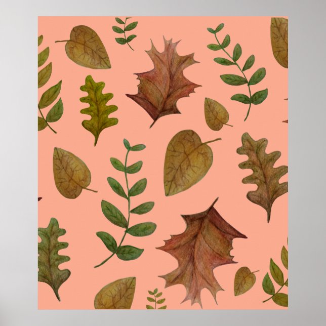 Poster Autumn leaves (Frente)