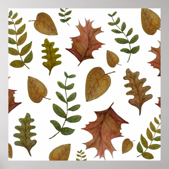 Poster Autumn leaves (Frente)