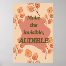 Autumn Leaves Inspirational Quote Wall Art Decor