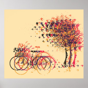 Poster Autumn Leaves Trees #3