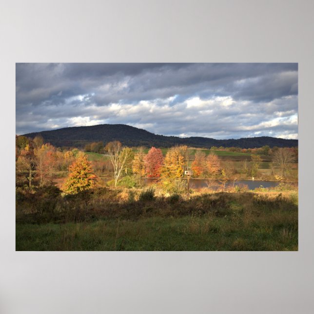 Poster Autumn Mountain Landscape (Frente)