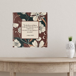 Poster Autumn Noir Blossoms Bênção Personalizável