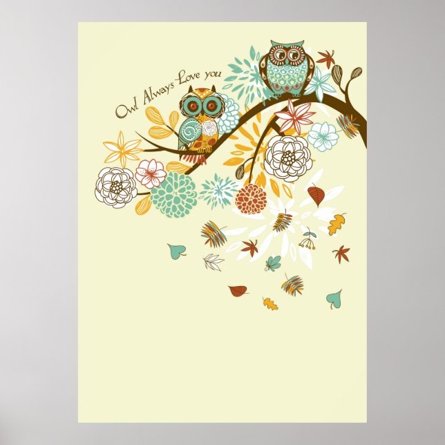 Poster Autumn Owl (Frente)