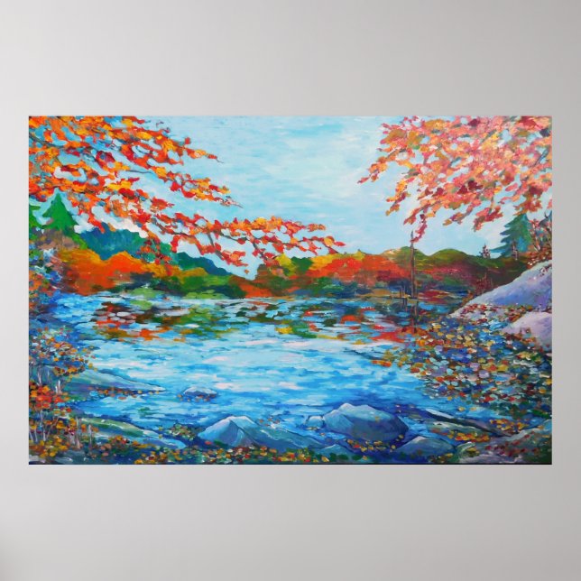 Poster Autumn Pond (Frente)