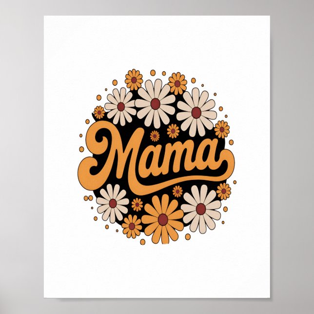Poster Autumn Pumpkin Mama (Frente)